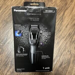 Panasonic ER-GB42-K Cordless Wet/Dry Precision Beard Hair Trimmer Black